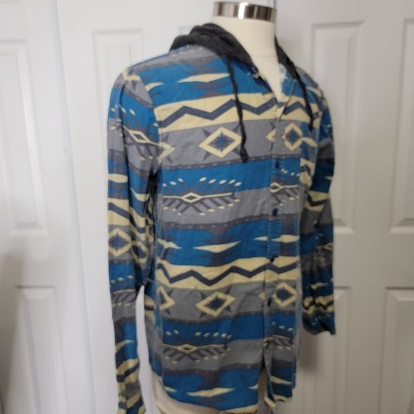 Vintage remastered made by cotton on long sleeves Hooded Top Size M - Picture 6 of 11